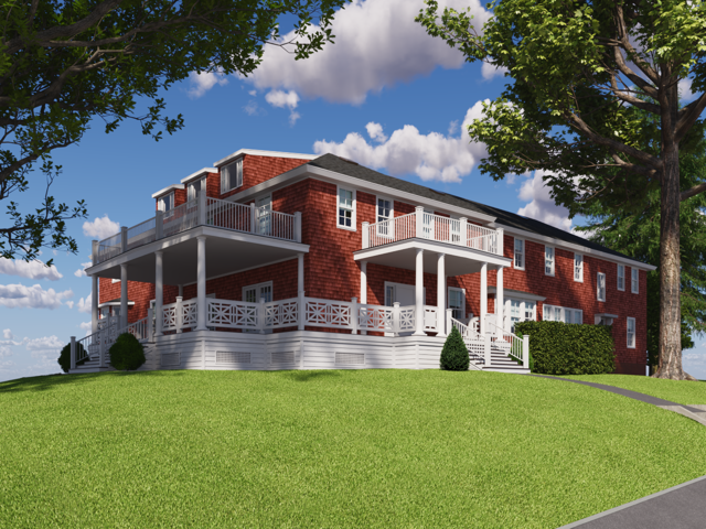 Beta Eta House — Backside Rendering